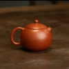 Xishi 115cc - Fan's Pottery Studio Crafts Teapots Yixing Purple Clay Teapot Zhu Ni (Vermilion Clay)