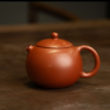 Xishi 115cc - Fan's Pottery Studio Crafts Teapots Yixing Purple Clay Teapot Zhu Ni (Vermilion Clay)