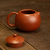 Xishi 115cc - Fan's Pottery Studio Crafts Teapots Yixing Purple Clay Teapot Zhu Ni (Vermilion Clay)
