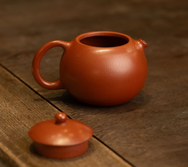 微信图片_20250408184143 Xishi 115cc - Fan's Pottery Studio Crafts Teapots Yixing Purple Clay Teapot Zhu Ni (Vermilion Clay)