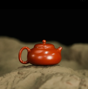 Xiaowendan 130cc - Fan's Pottery Studio Crafts Teapots Yixing Purple Clay Teapot Zhu Ni (Vermilion Clay)