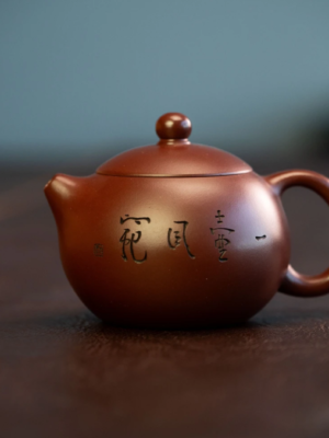 Xishi 155cc - Fan's Pottery Studio Yixing Purple Clay Teapot (Dasheng Longxue Sha clay)